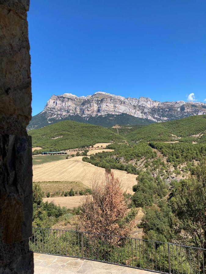 Vistas A La Montana En Un Pueblo Con Encanto. El Pueyo de Araguás Eksteriør bilde