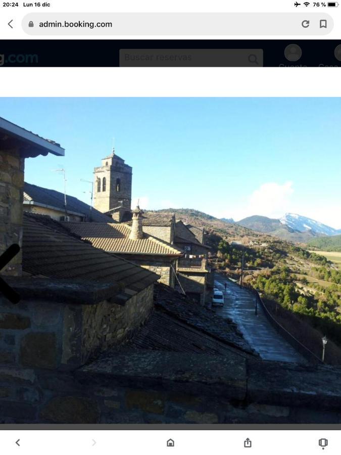 Vistas A La Montana En Un Pueblo Con Encanto. El Pueyo de Araguás Eksteriør bilde