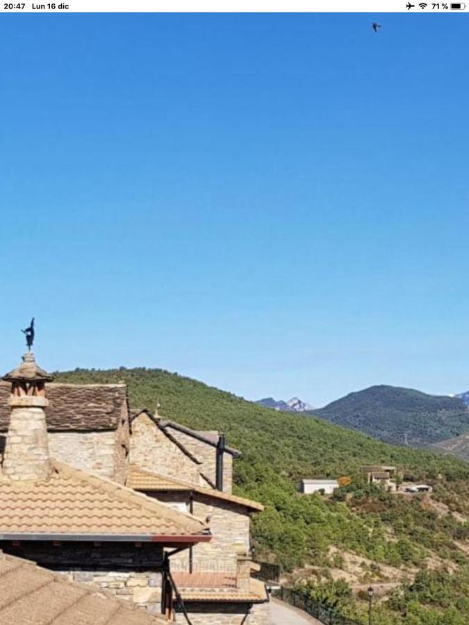 Vistas A La Montana En Un Pueblo Con Encanto. El Pueyo de Araguás Eksteriør bilde