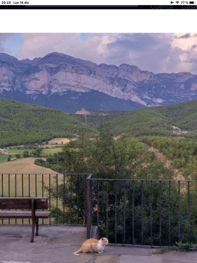 Vistas A La Montana En Un Pueblo Con Encanto. El Pueyo de Araguás Eksteriør bilde